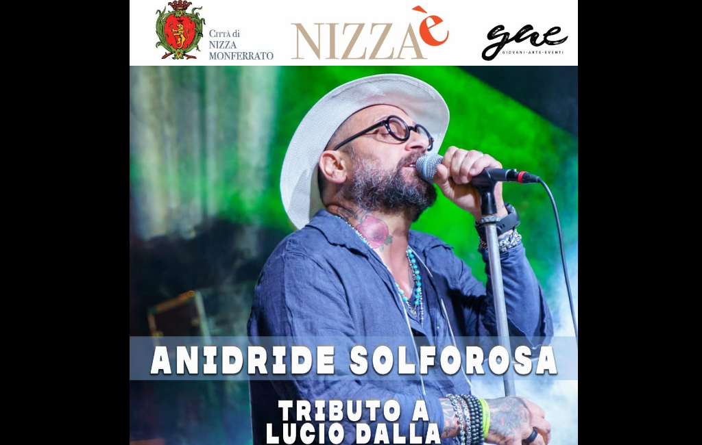 Nizza Monferrato | Concerto tributo Lucio Dalla “Anidride solforosa”